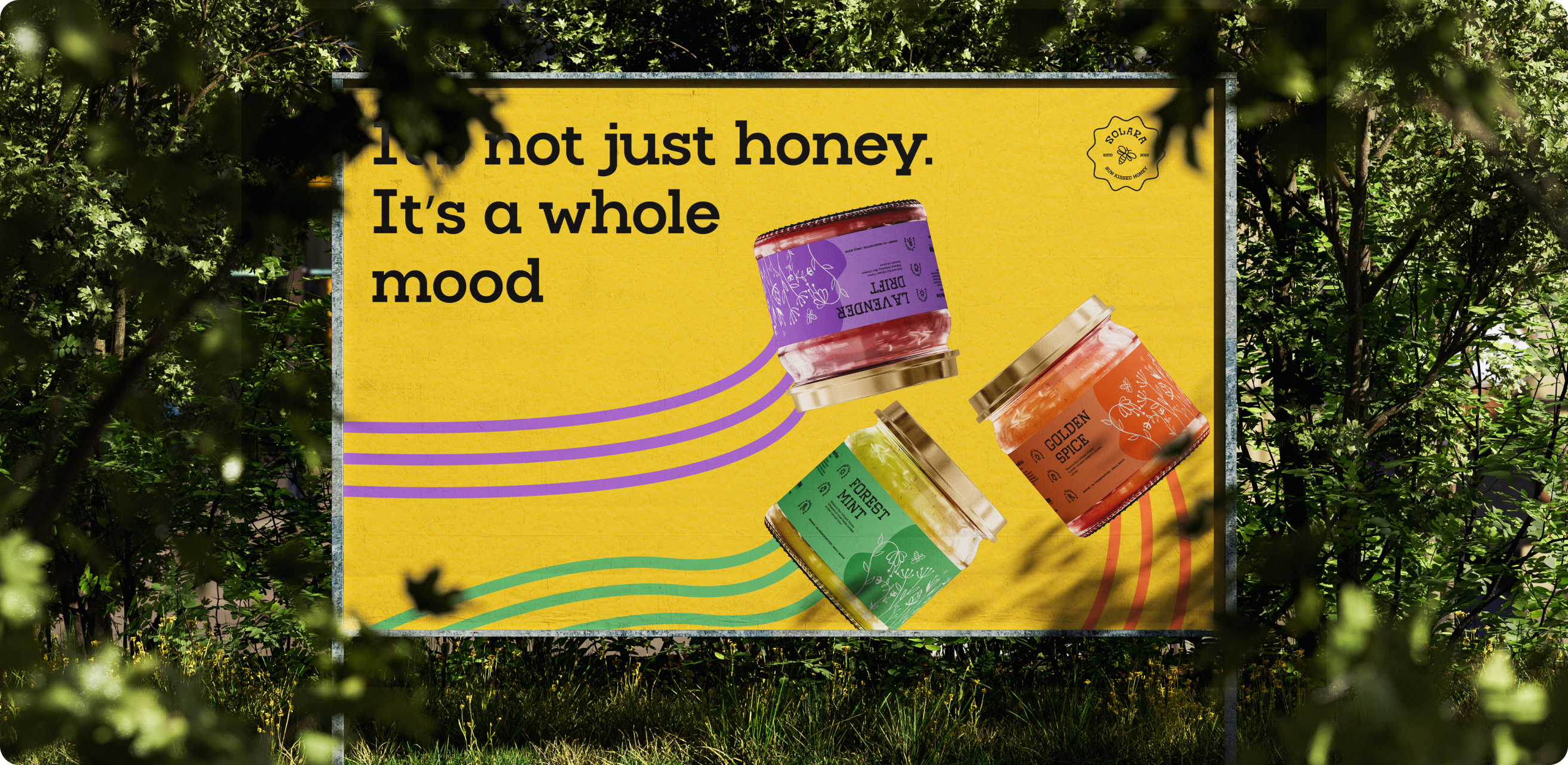 Solara Honey - Brand Identity and Label Design